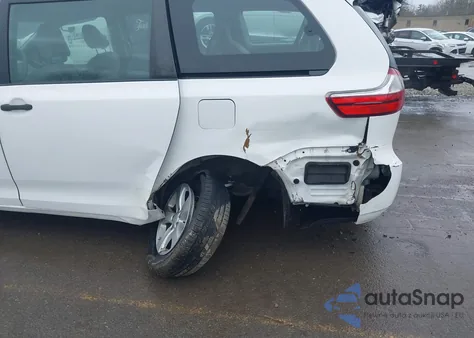 2015 Toyota Sienna L 7 Passenger from USA, damaged, VIN 5TDZK3DC4FS539976